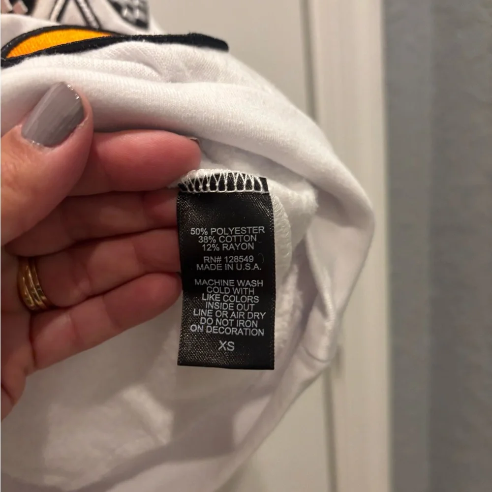 Aviator Nation VINTAGE PATCH RELAXED CREW SWEATSHIRT - WHITE XS - Picture 5 of 8